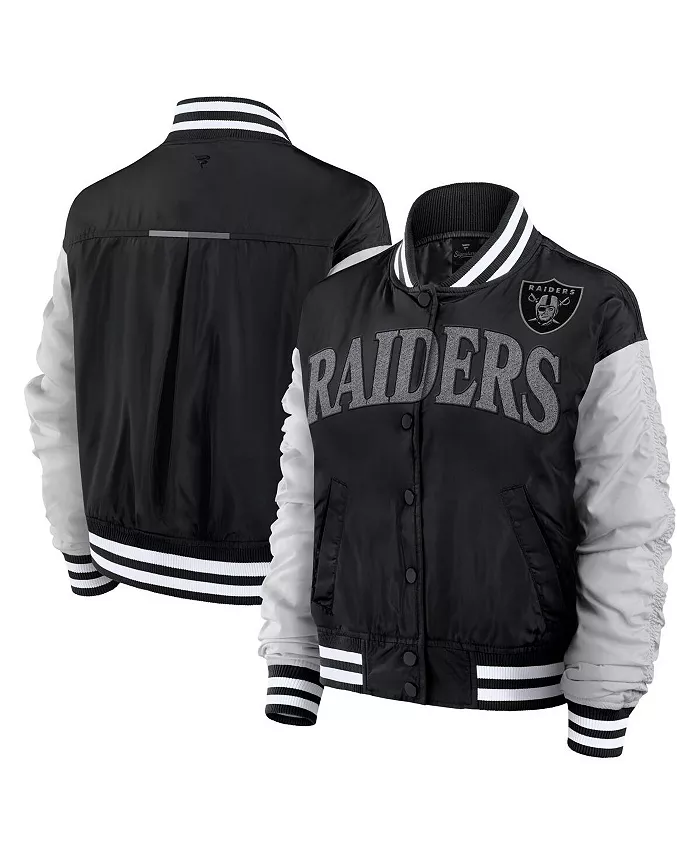 Женская черная куртка Las Vegas Raiders Elements Wave на кнопках Fanatics
Женская черная куртка Las Vegas Raiders Elements Wave на кнопках Fanatics
