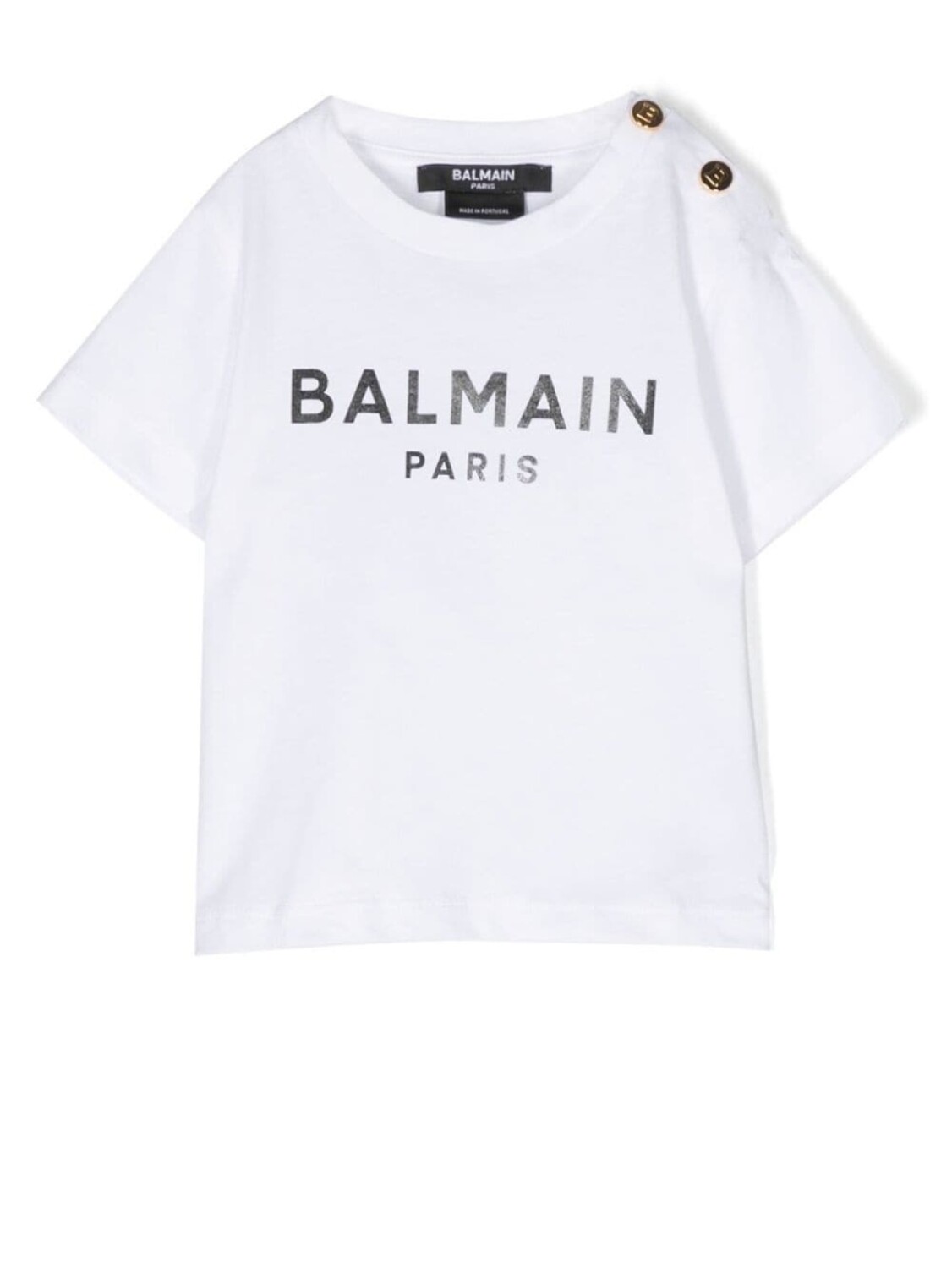Balmain Kids футболка с логотипом, белый
Balmain Kids футболка с логотипом, белый