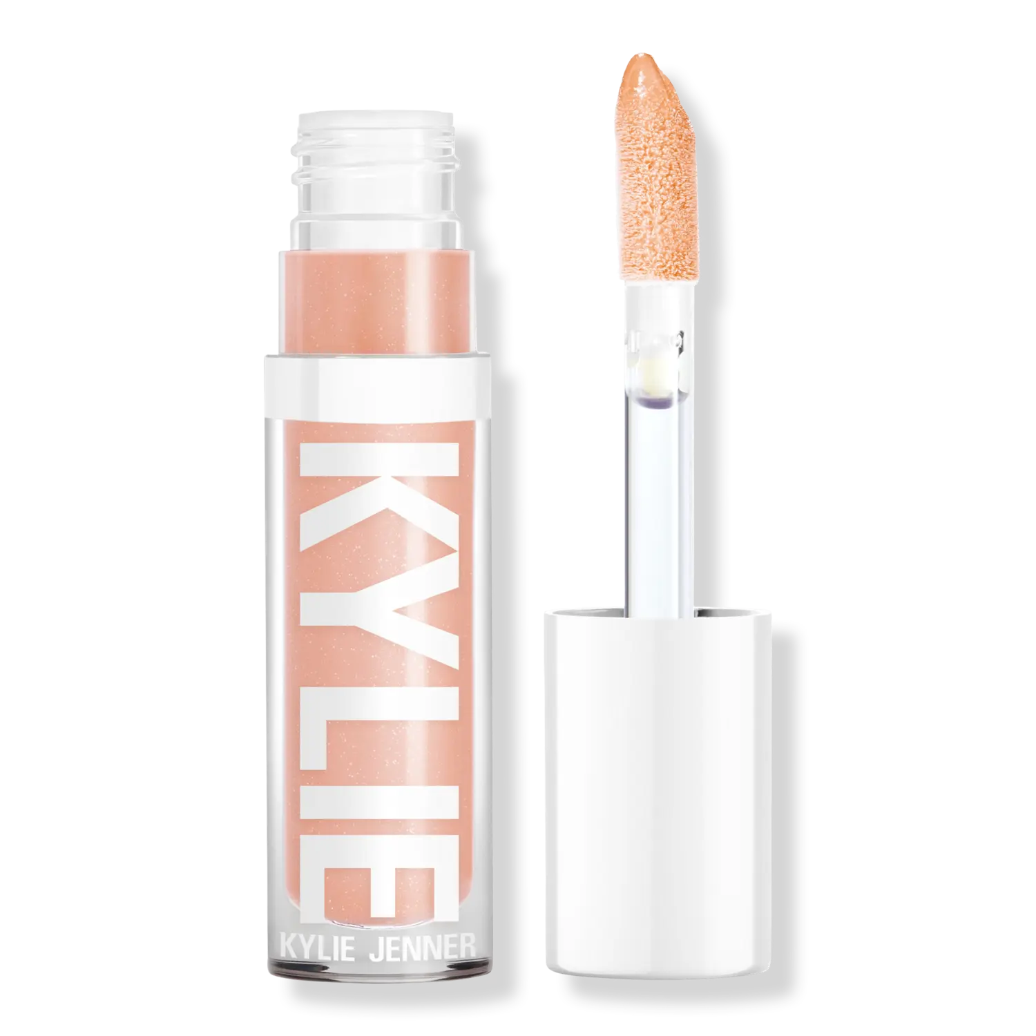 Увеличивающий блеск для губ KYLIE COSMETICS, 729 Not Your Bae (soft peach with multicolored shimmer)
Увеличивающий блеск для губ KYLIE COSMETICS, 729 Not Your Bae (soft peach with multicolored shimmer)