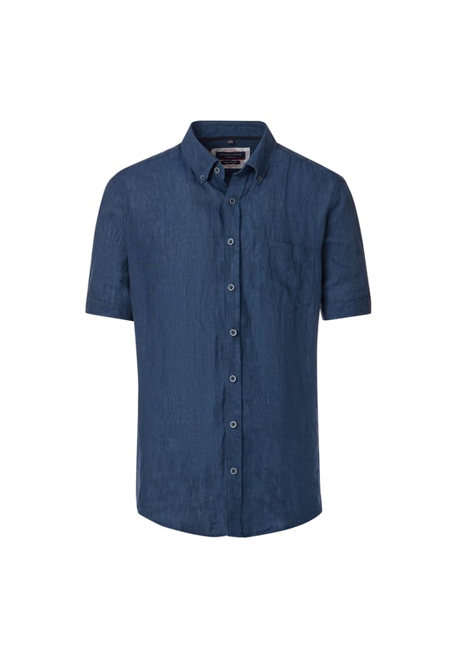 Льняная рубашка простой повседневный крой Casamoda, синий
Льняная рубашка простой повседневный крой Casamoda, синий