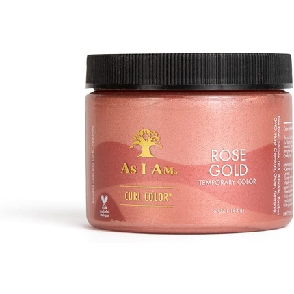 Временная краска для завивки волос Curl Color Rose Gold и гель для завивки, 170 мл (6 унций) As I Am
Временная краска для завивки волос Curl Color Rose Gold и гель для завивки, 170 мл (6 унций) As I Am