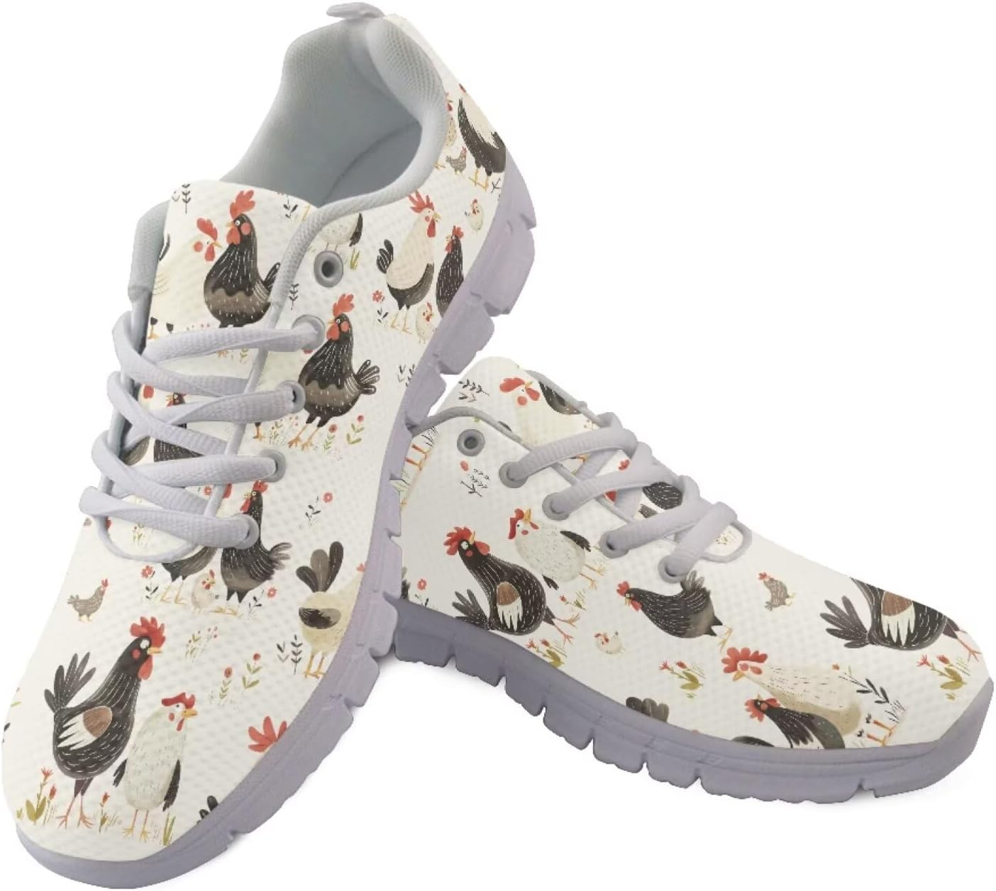 Кроссовки Jeiento Fashion для бега и прогулок на шнуровке для мужчин и женщин, удобная сетчатая обувь для тенниса, повседневная обувь для работы и путешествий, Cartoon Rooster
Кроссовки Jeiento Fashion для бега и прогулок на шнуровке для мужчин и женщин, удобная сетчатая обувь для тенниса, повседневная обувь для работы и путешествий, Cartoon Rooster