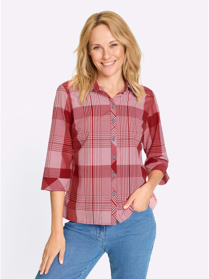 Клетчатая блузка красного и белого цвета Sieh an!
Клетчатая блузка красного и белого цвета Sieh an!