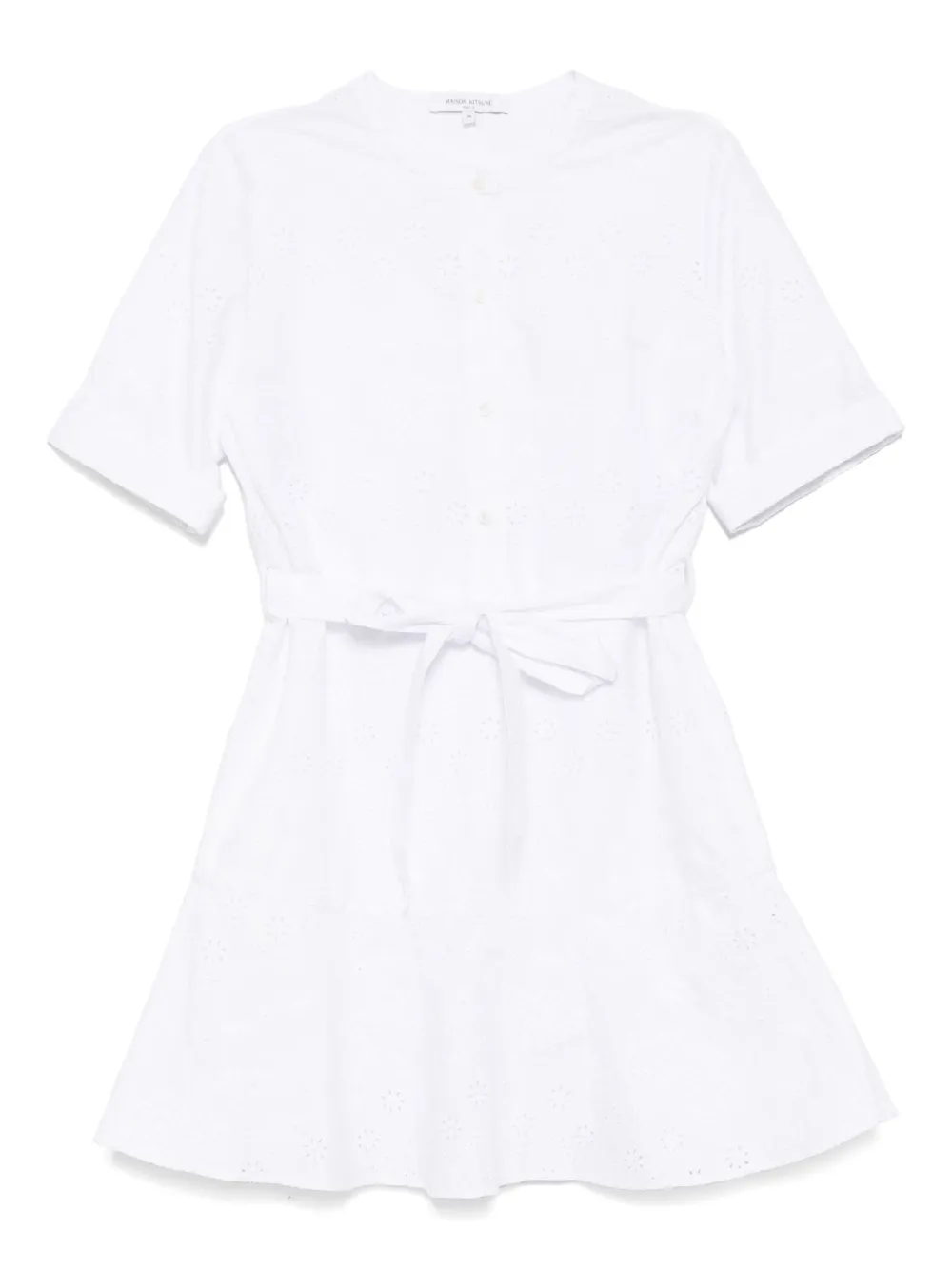 Платье с короткими рукавами Maison Kitsuné, белый
Платье с короткими рукавами Maison Kitsuné, белый