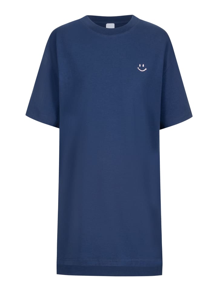 Mey Ночная рубашка с короткими рукавами и принтом в виде смайликов, цвет «Синий зодиак»
Mey Ночная рубашка с короткими рукавами и принтом в виде смайликов, цвет «Синий зодиак»