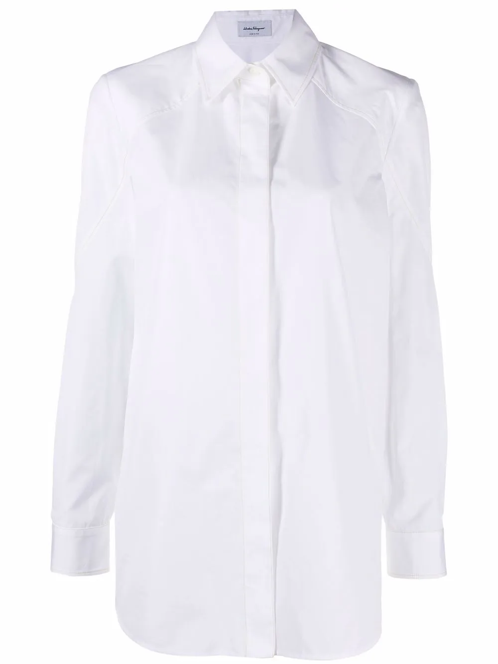 Рубашка с длинными рукавами Ferragamo, белый
Рубашка с длинными рукавами Ferragamo, белый