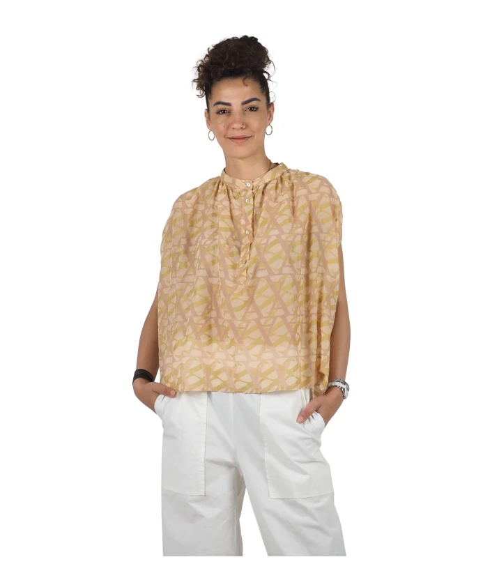 Бежевая фантазийная блузка для женщин Alessia Santi, бежевый
Бежевая фантазийная блузка для женщин Alessia Santi, бежевый