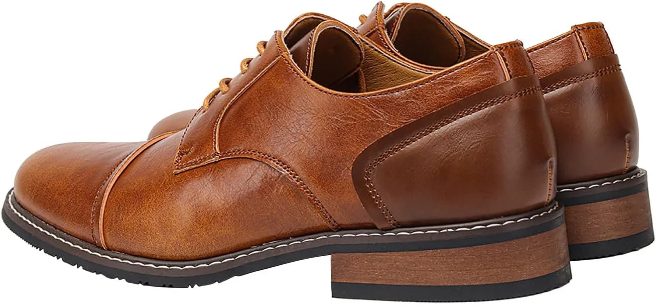 Мужские туфли на шнуровке из кожи, формальные, деловые, модные, повседневные, туфли для смокинга, удобные для ходьбы Santimon, коричневый
Мужские туфли на шнуровке из кожи, формальные, деловые, модные, повседневные, туфли для смокинга, удобные для ходьбы Santimon, коричневый