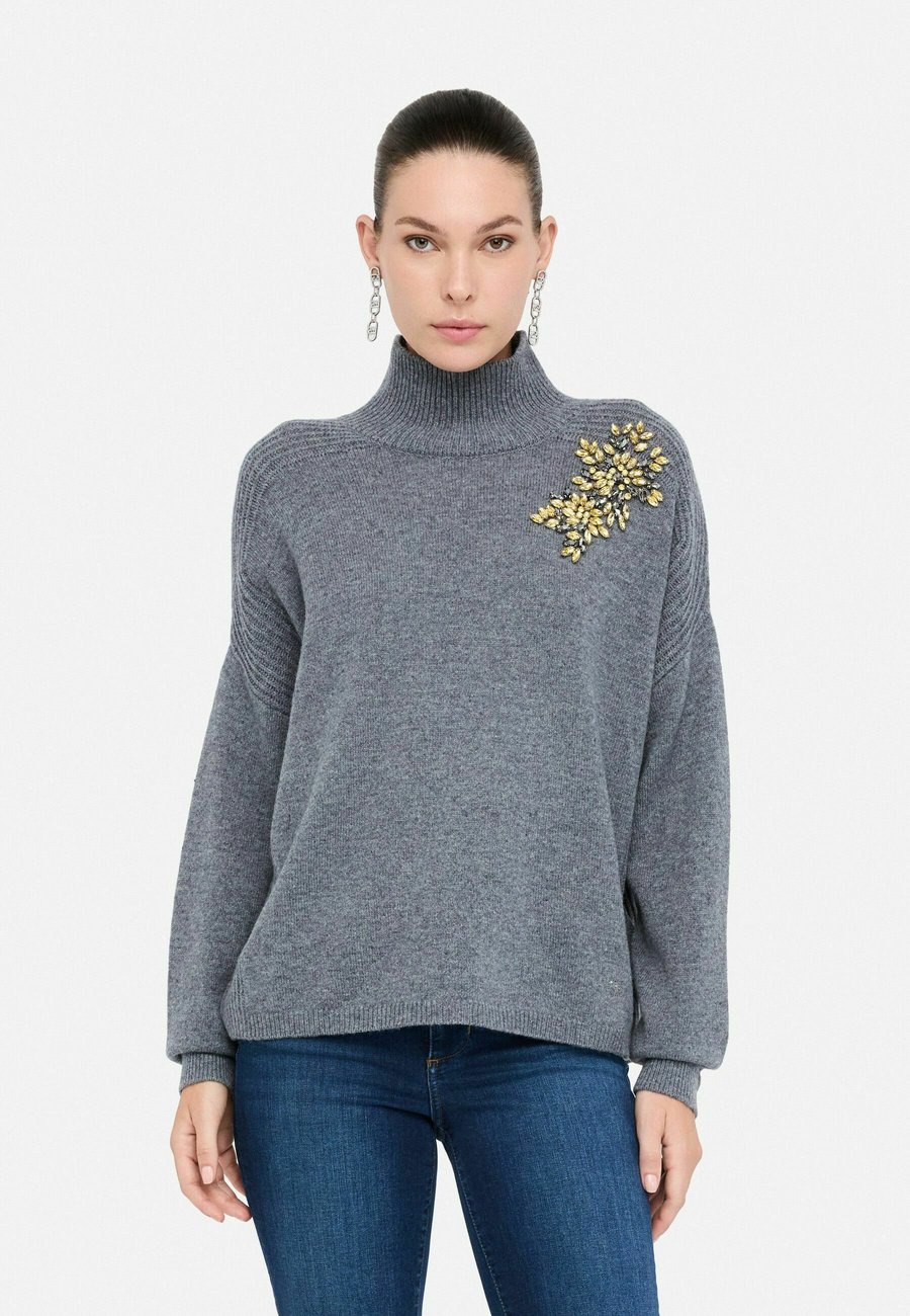Джемпер LIU JO WITH BEJEWELLED EMBROIDERY, Grey
Джемпер LIU JO WITH BEJEWELLED EMBROIDERY, Grey