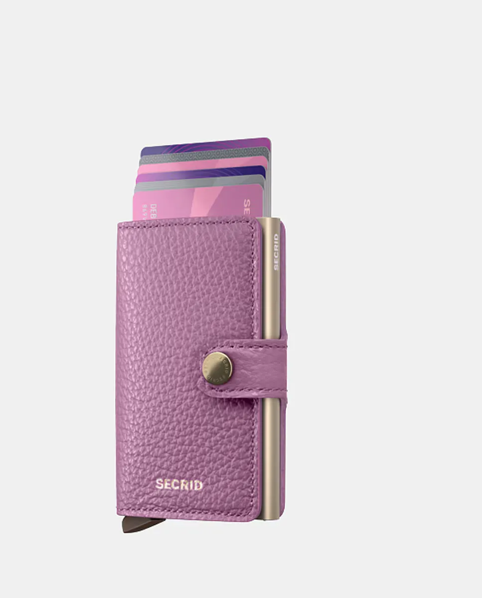 Визитница из лиловой шагреневой кожи с защитой RFID Secrid, розовый
Визитница из лиловой шагреневой кожи с защитой RFID Secrid, розовый