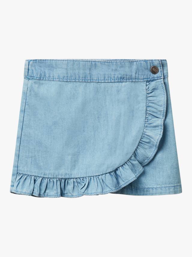 Детские шорты с рюшами из хлопкового шамбрэ Benetton, Light Blue Denim
Детские шорты с рюшами из хлопкового шамбрэ Benetton, Light Blue Denim