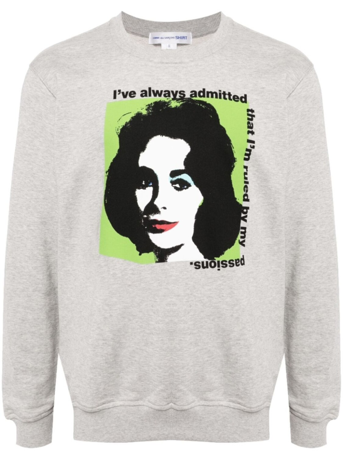 Comme Des Garçons Shirt толстовка с графичным принтом, серый
Comme Des Garçons Shirt толстовка с графичным принтом, серый