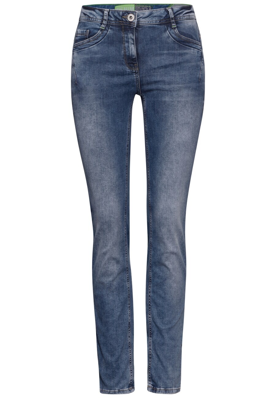 Джинсы CECIL Slim fit Jeans, синий деним
Джинсы CECIL Slim fit Jeans, синий деним