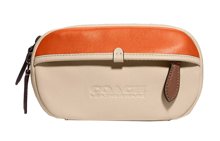Кожаный кроссбоди Charter, слинг-сумка, поясная сумка малая мужская цвета экрю и оранжевый COACH
Кожаный кроссбоди Charter, слинг-сумка, поясная сумка малая мужская цвета экрю и оранжевый COACH