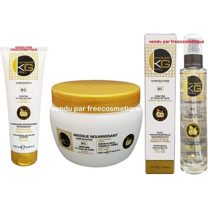 Лечение без сульфатов кератина и кокосового масла, Keragold
Лечение без сульфатов кератина и кокосового масла, Keragold