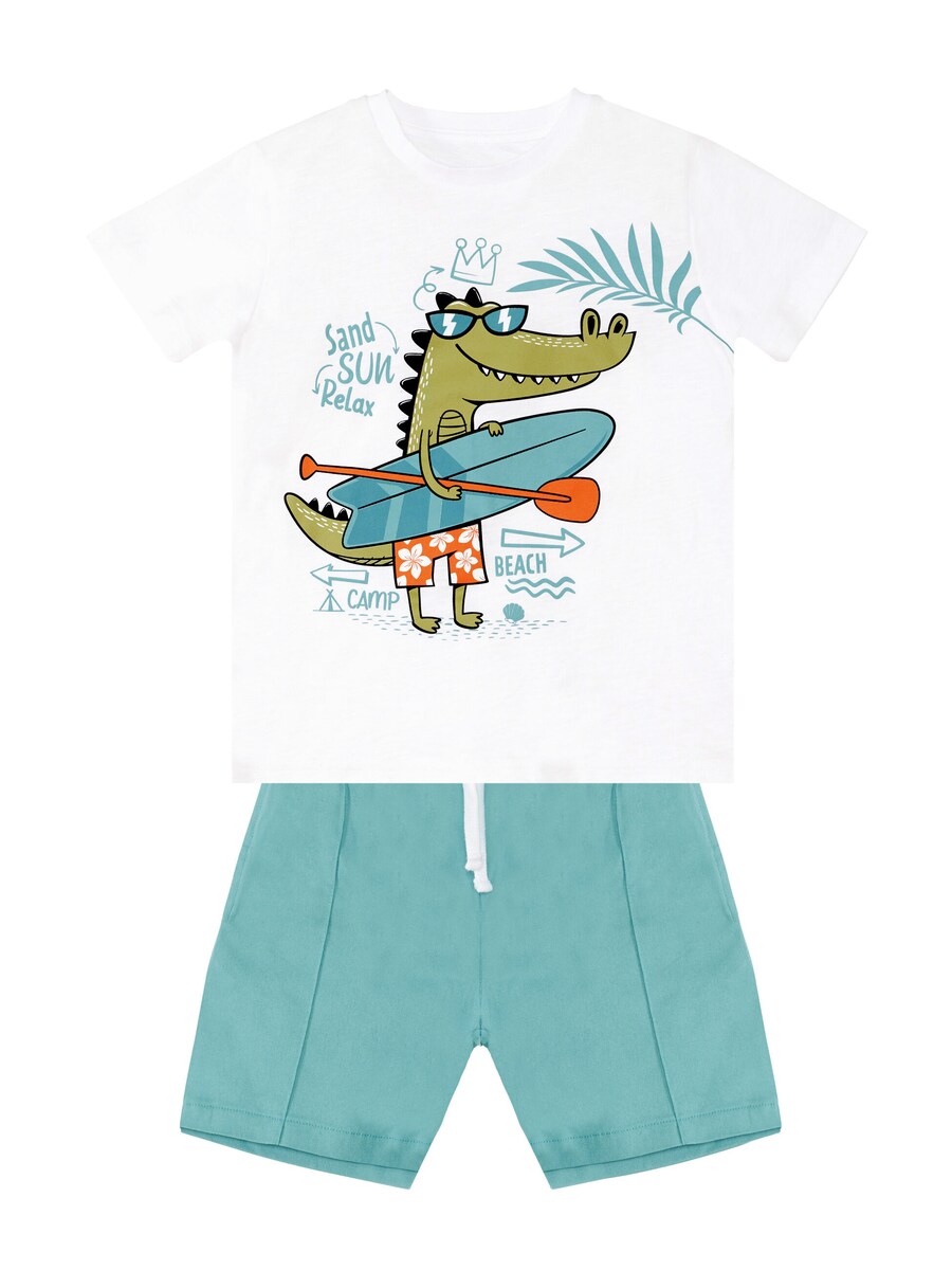 Спортивный костюм Denokids Beach Croco, синий
Спортивный костюм Denokids Beach Croco, синий