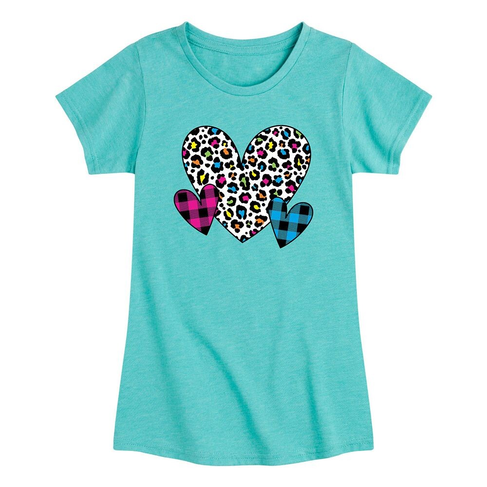 Футболка с рисунком сердечек для девочек 7–16 лет Licensed Character, синий
Футболка с рисунком сердечек для девочек 7–16 лет Licensed Character, синий