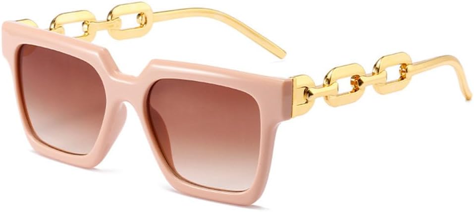 MUTYNE Серебряные модные женские квадратные солнцезащитные очки UV400 с винтажными дужками на цепочке, мужские солнцезащитные очки с градиентным зеркальным покрытием, Pink
MUTYNE Серебряные модные женские квадратные солнцезащитные очки UV400 с винтажными дужками на цепочке, мужские солнцезащитные очки с градиентным зеркальным покрытием, Pink