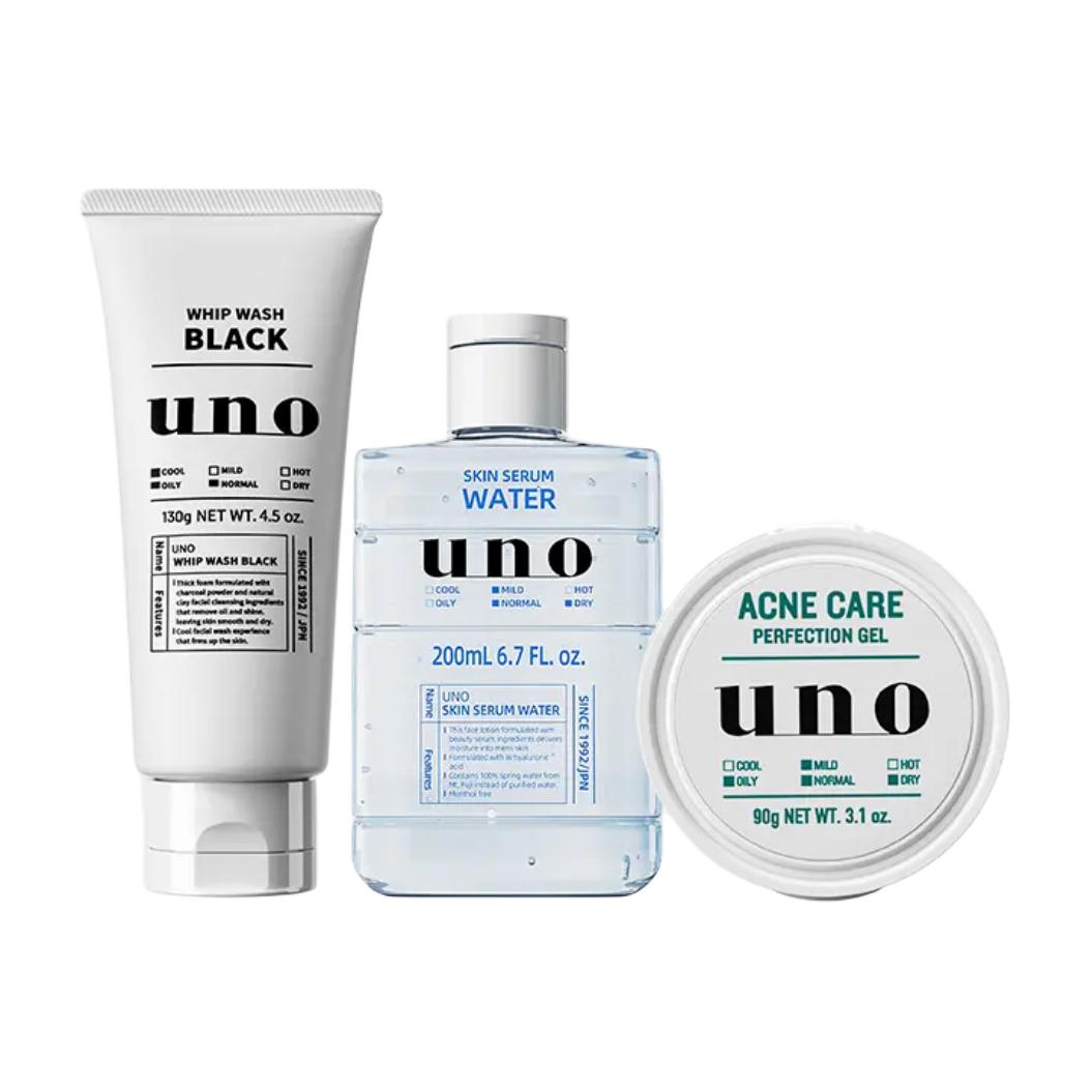 Наборы для ухода за кожей для мужчин Uno
Наборы для ухода за кожей для мужчин Uno