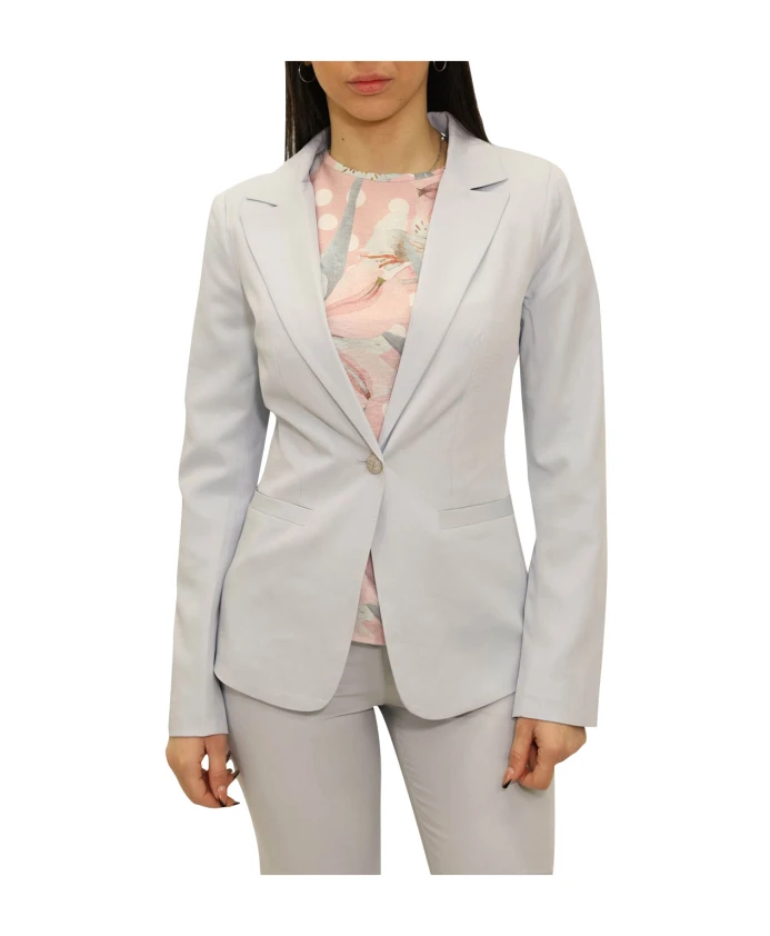 Элегантная куртка из технической ткани цвета небесно-голубого Yes Zee, серый
Элегантная куртка из технической ткани цвета небесно-голубого Yes Zee, серый