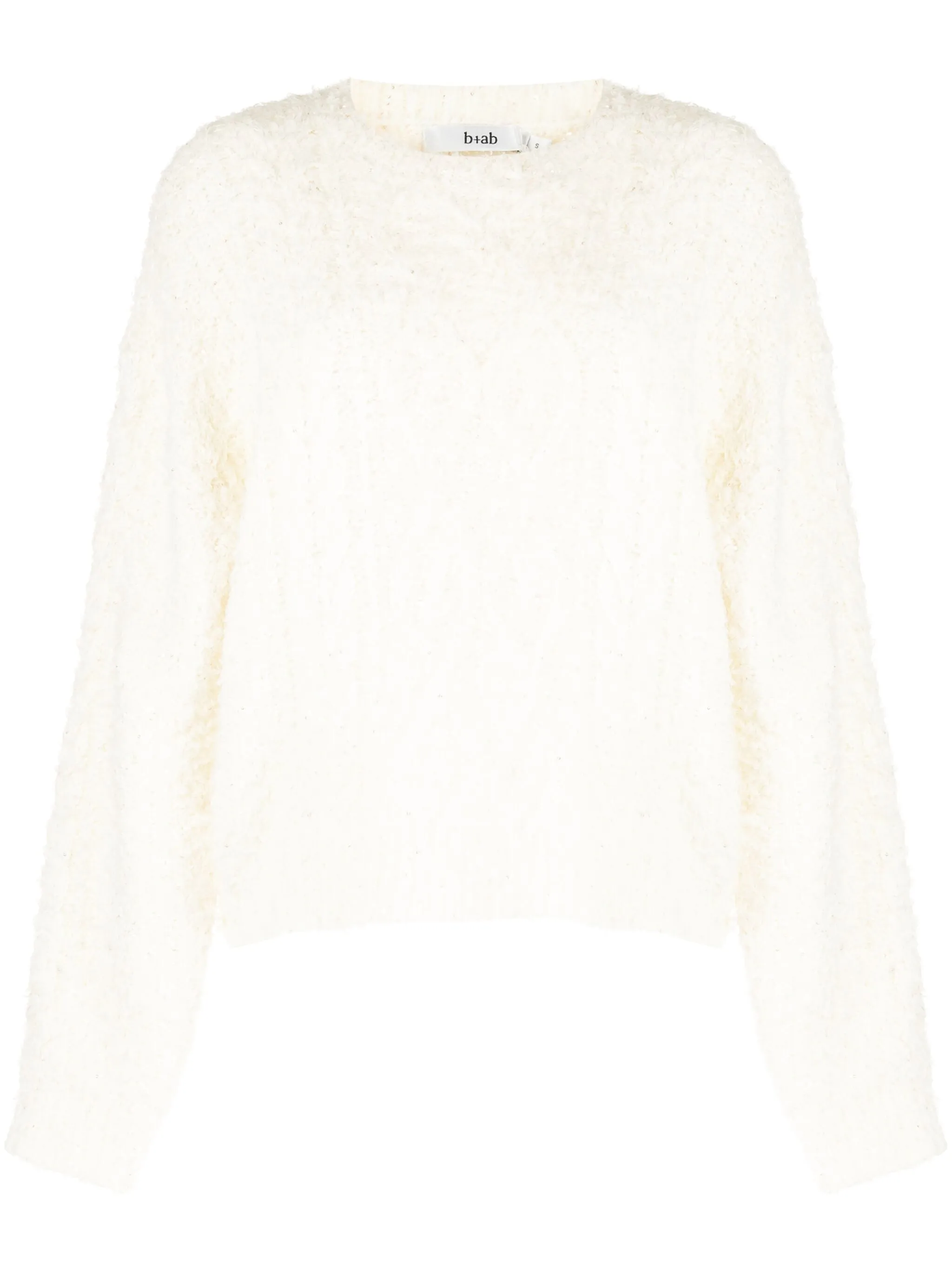 Джемпер фактурной вязки B+Ab, белый
Джемпер фактурной вязки B+Ab, белый