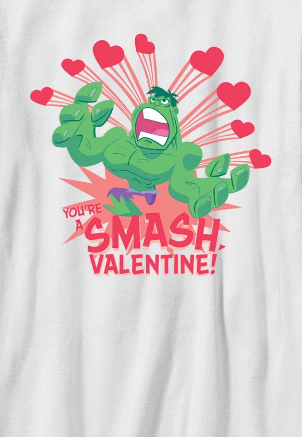 Футболка с принтом AVENGERS VALENTINE'S DAY HULK Marvel, белый
Футболка с принтом AVENGERS VALENTINE'S DAY HULK Marvel, белый