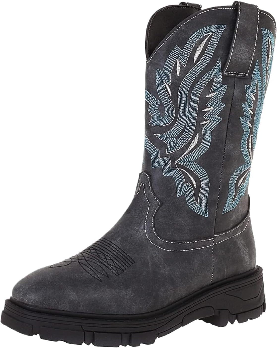 Мужские западные сапоги средней высоты, сапоги на каждый день, мужские сапоги с круглым носком и вышивкой, ковбойские сапоги для стильных мужчин Generic, черный
Мужские западные сапоги средней высоты, сапоги на каждый день, мужские сапоги с круглым носком и вышивкой, ковбойские сапоги для стильных мужчин Generic, черный