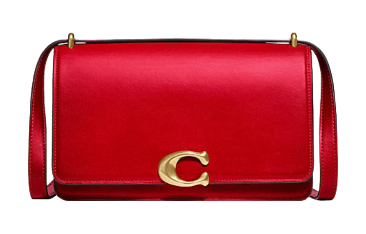 Бандитская кожаная сумка через плечо, женская красная COACH
Бандитская кожаная сумка через плечо, женская красная COACH