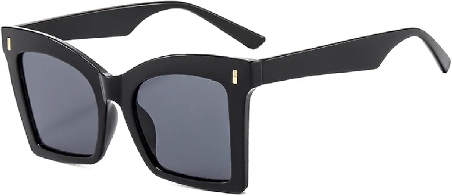 Большие женские солнцезащитные очки «кошачий глаз», мужские солнцезащитные очки с двухцветным рисунком и заклепками, солнцезащитные очки с леопардовым градиентом DSVIGF, Black Gray
Большие женские солнцезащитные очки «кошачий глаз», мужские солнцезащитные очки с двухцветным рисунком и заклепками, солнцезащитные очки с леопардовым градиентом DSVIGF, Black Gray