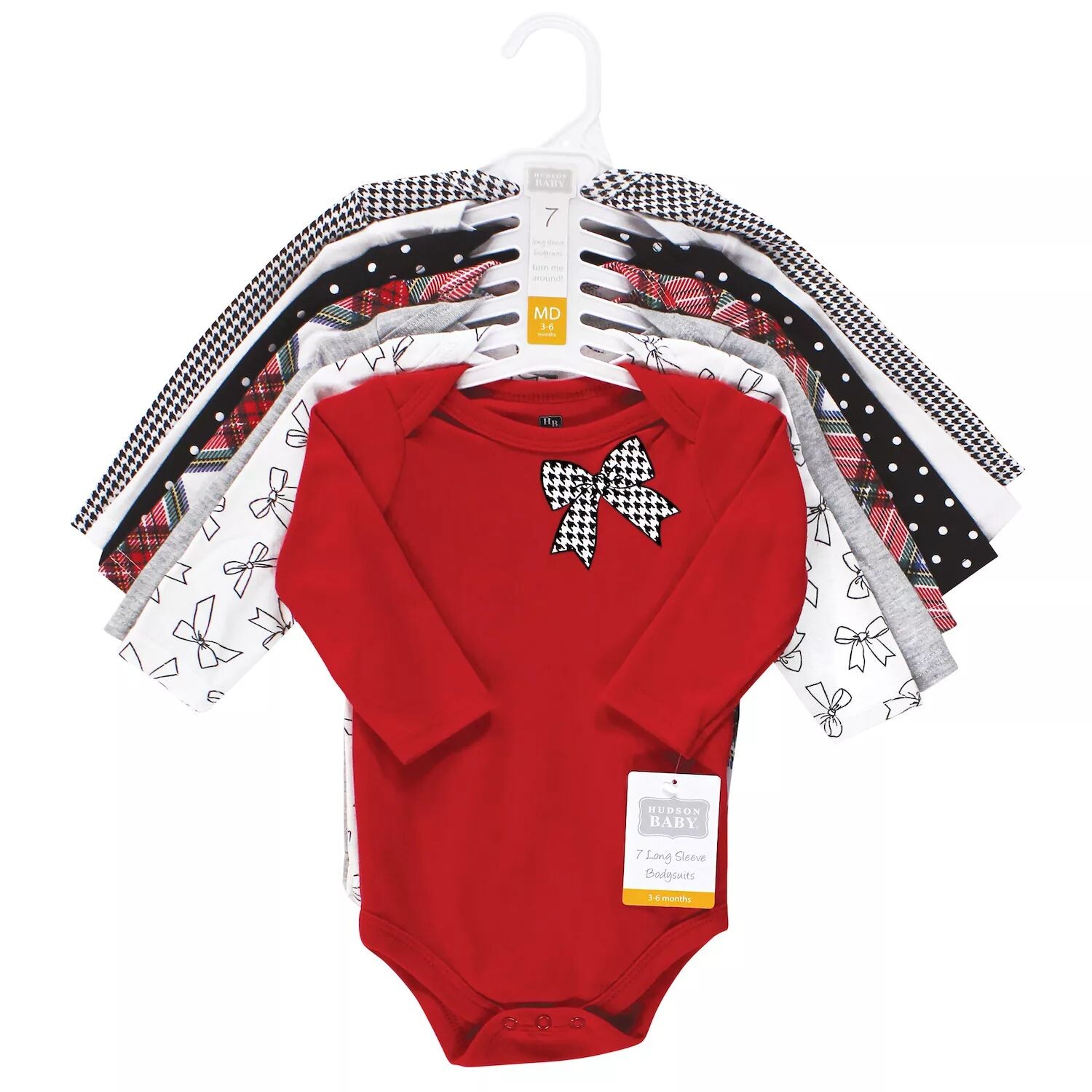 Хлопковые боди с длинными рукавами и зимними бантиками Hudson для маленьких девочек, 7 шт. Hudson Baby
Хлопковые боди с длинными рукавами и зимними бантиками Hudson для маленьких девочек, 7 шт. Hudson Baby