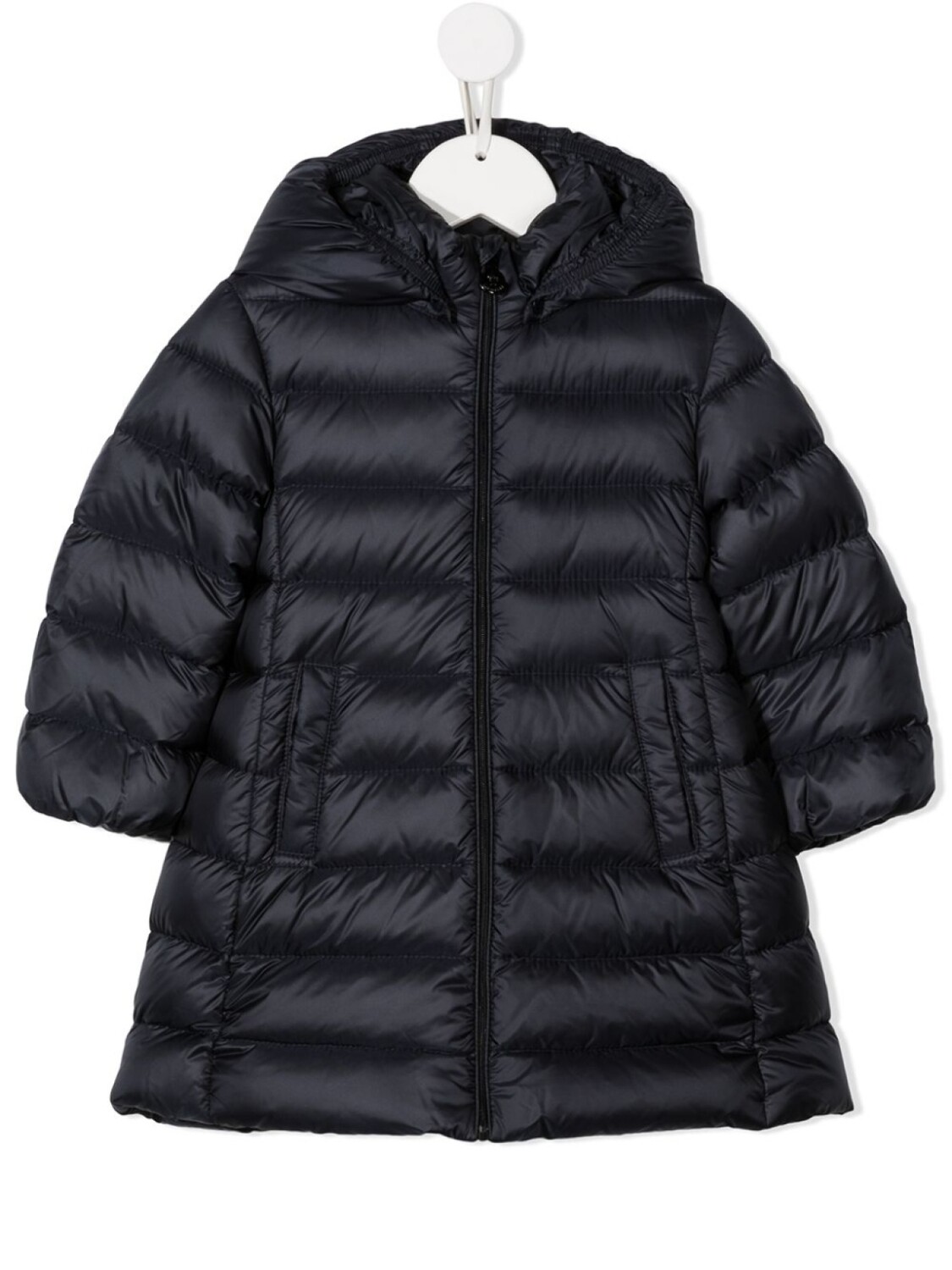 Moncler Enfant пуховик с капюшоном, синий
Moncler Enfant пуховик с капюшоном, синий