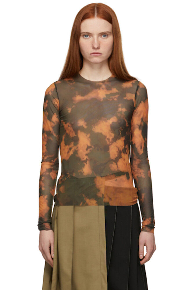 Эксклюзивная оранжевая сетчатая футболка с длинным рукавом от SSENSE Marques Almeida
Эксклюзивная оранжевая сетчатая футболка с длинным рукавом от SSENSE Marques Almeida