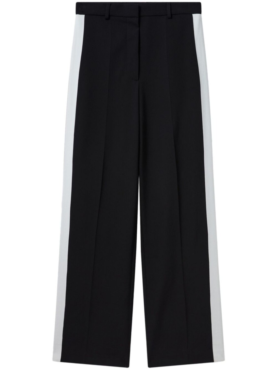 Прямые брюки с полосками Stella McCartney, черный
Прямые брюки с полосками Stella McCartney, черный