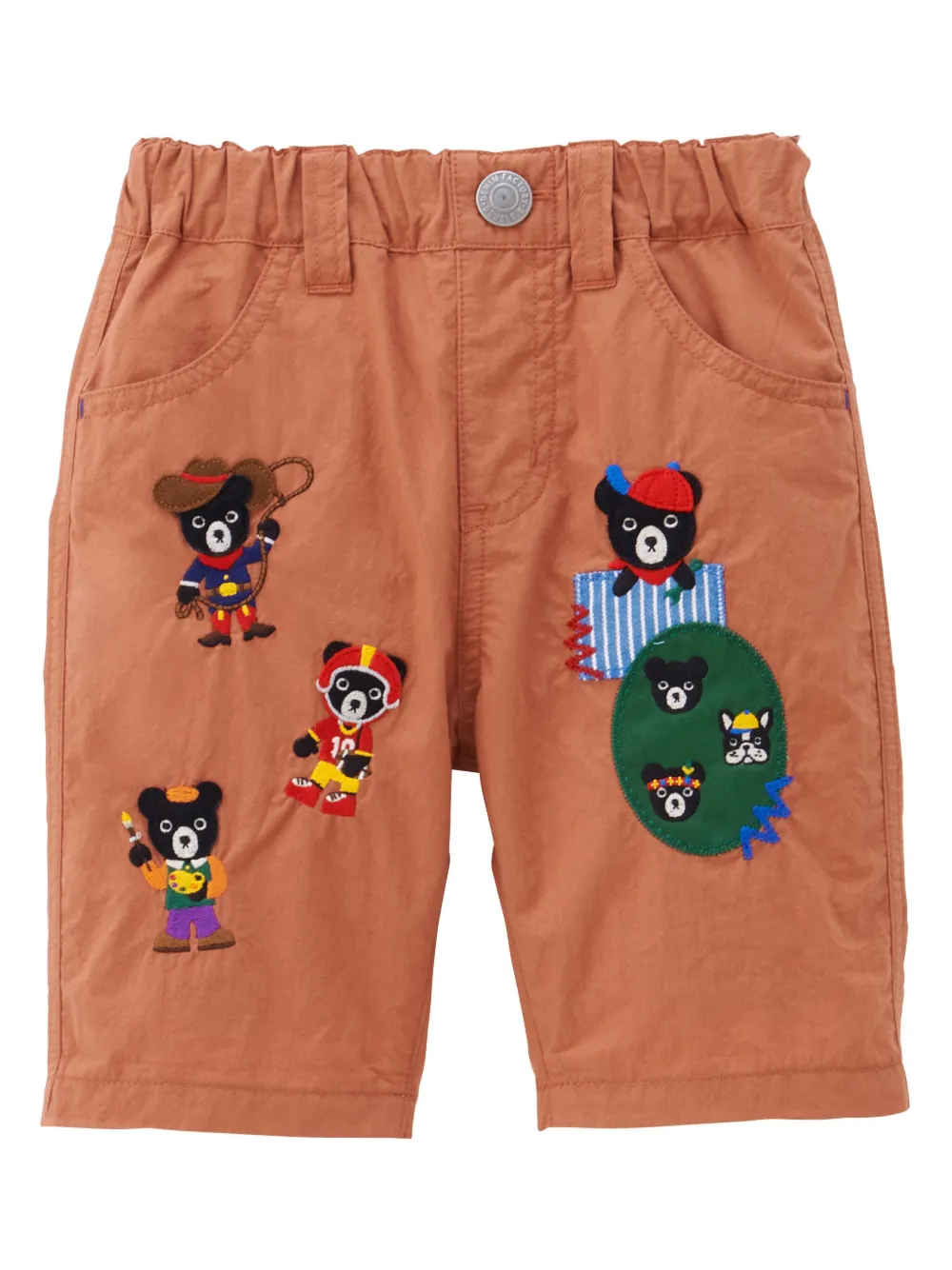 Брюки с нашивкой Miki House, коричневый
Брюки с нашивкой Miki House, коричневый