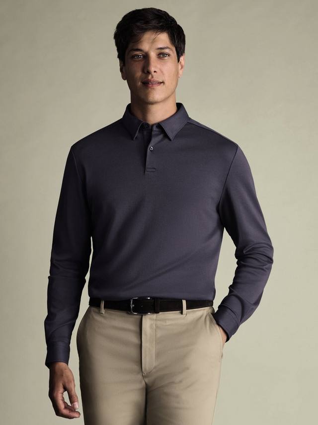 Длинная поло с длинными рукавами Charles Tyrwhitt, Dark Mauve
Длинная поло с длинными рукавами Charles Tyrwhitt, Dark Mauve