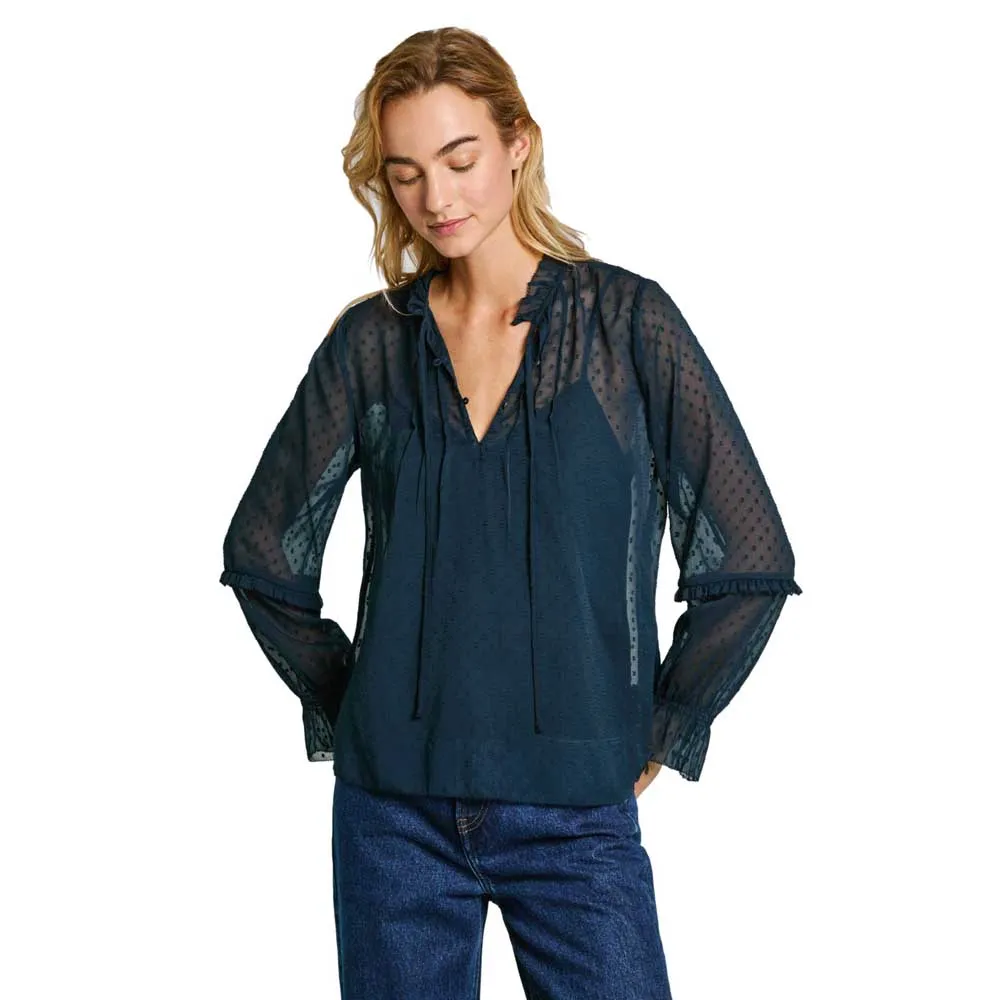 Блузка Pepe Jeans PL304944 long sleeve, синий
Блузка Pepe Jeans PL304944 long sleeve, синий