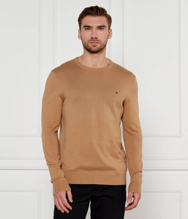 Джемпер мужской Tommy Hilfiger однотонный, бежевый 
Джемпер мужской Tommy Hilfiger однотонный, бежевый