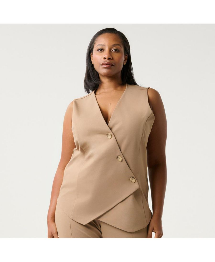 Топ-майка Mahina больших размеров ESTELLE, Brown
Топ-майка Mahina больших размеров ESTELLE, Brown