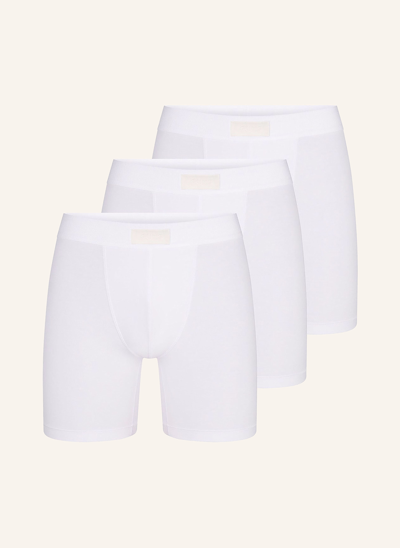 Упаковка из 3 пар трусов-боксеров, хлопок. Skims, белый
Упаковка из 3 пар трусов-боксеров, хлопок. Skims, белый