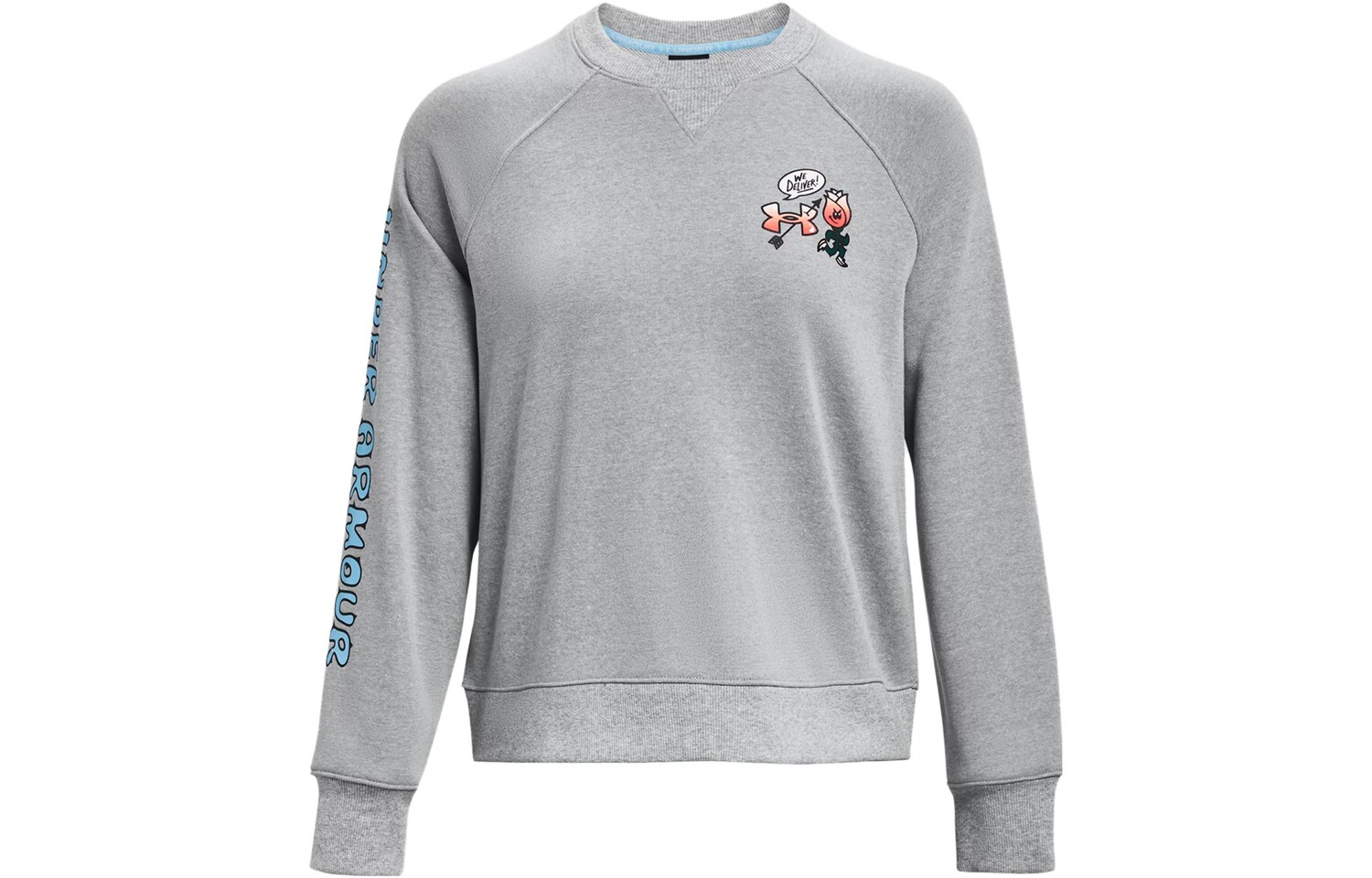 Толстовка женская серая Under Armour 
Толстовка женская серая Under Armour