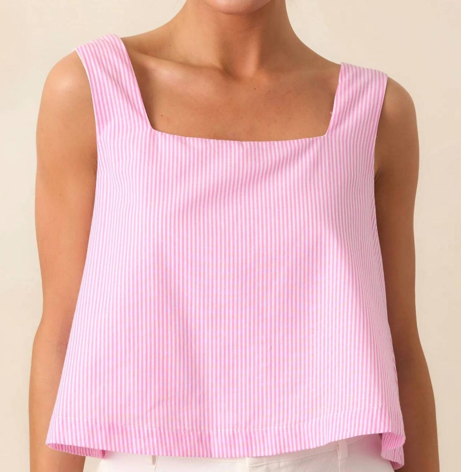 Укороченный топ Lola в полоску цвета пиона Prosperina, Peony Pink Stripe
Укороченный топ Lola в полоску цвета пиона Prosperina, Peony Pink Stripe