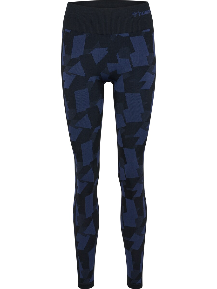 Облегающие спортивные брюки Hummel, синий/темно-синий 
Облегающие спортивные брюки Hummel, синий/темно-синий