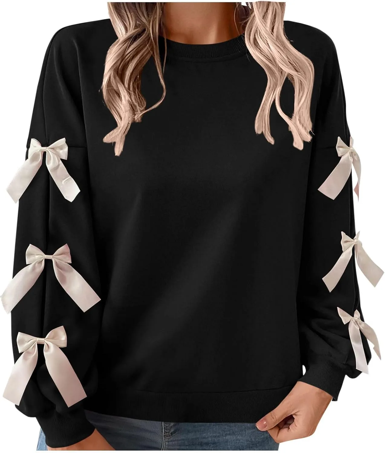 Свитшот женский оверсайз с бантом
Свитшот женский оверсайз с бантом