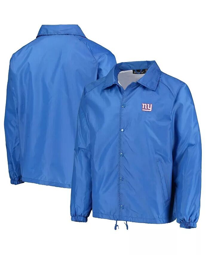 Мужская классическая ветровка-реглан с кнопками Royal New York Giants Coaches Dunbrooke
Мужская классическая ветровка-реглан с кнопками Royal New York Giants Coaches Dunbrooke