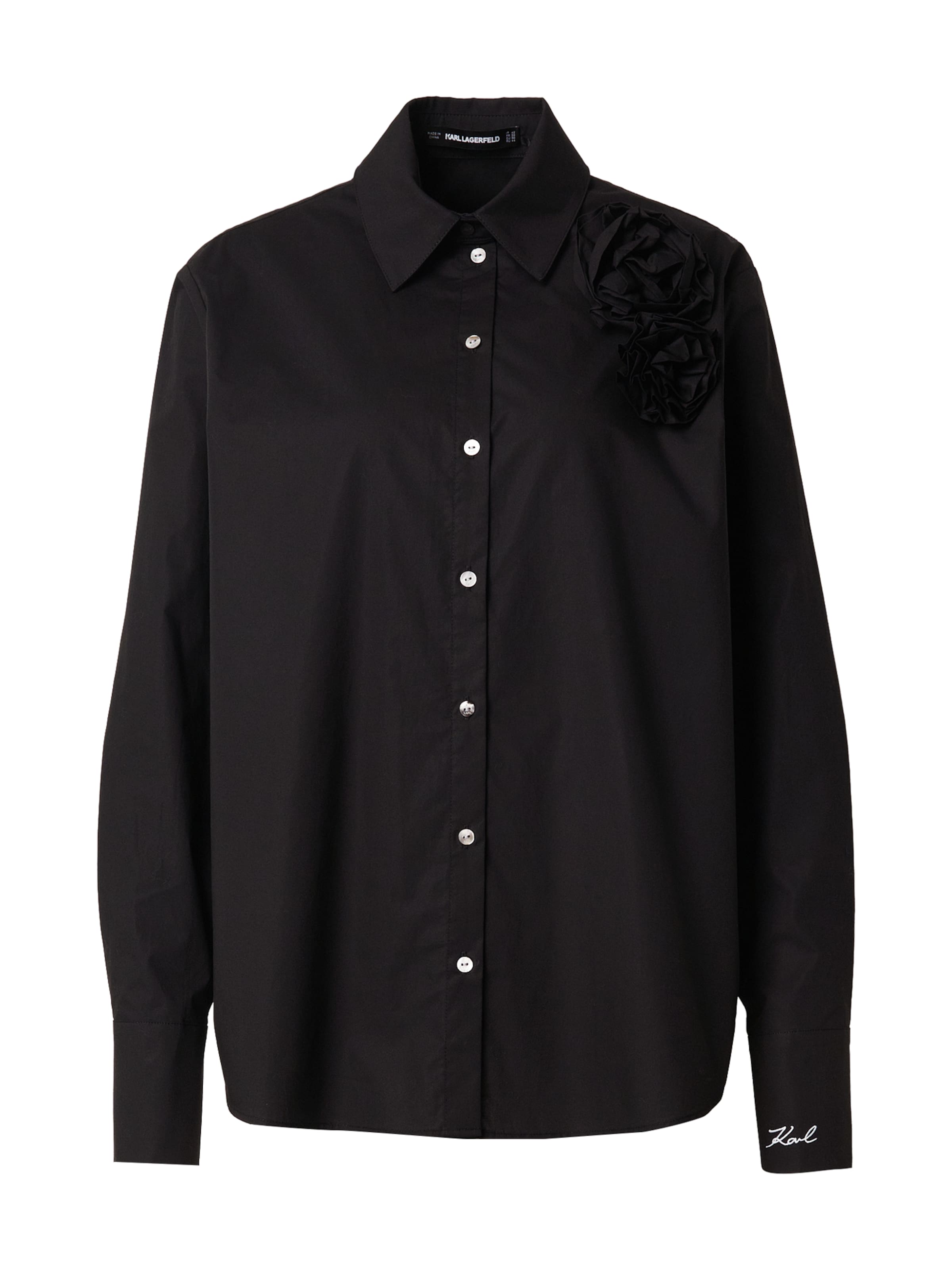 Karl Lagerfeld Рубашка 'FLOWER POPLIN' в черном цвете
Karl Lagerfeld Рубашка 'FLOWER POPLIN' в черном цвете