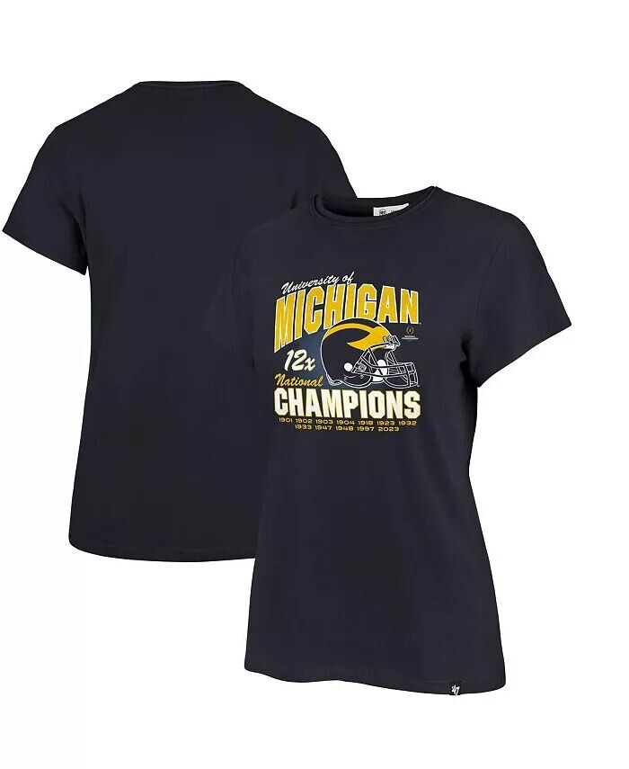 Женская футболка Navy Distressed Michigan Wolverines с надписью Frankie, 12-кратные чемпионы страны по футболу '47 Brand
Женская футболка Navy Distressed Michigan Wolverines с надписью Frankie, 12-кратные чемпионы страны по футболу '47 Brand