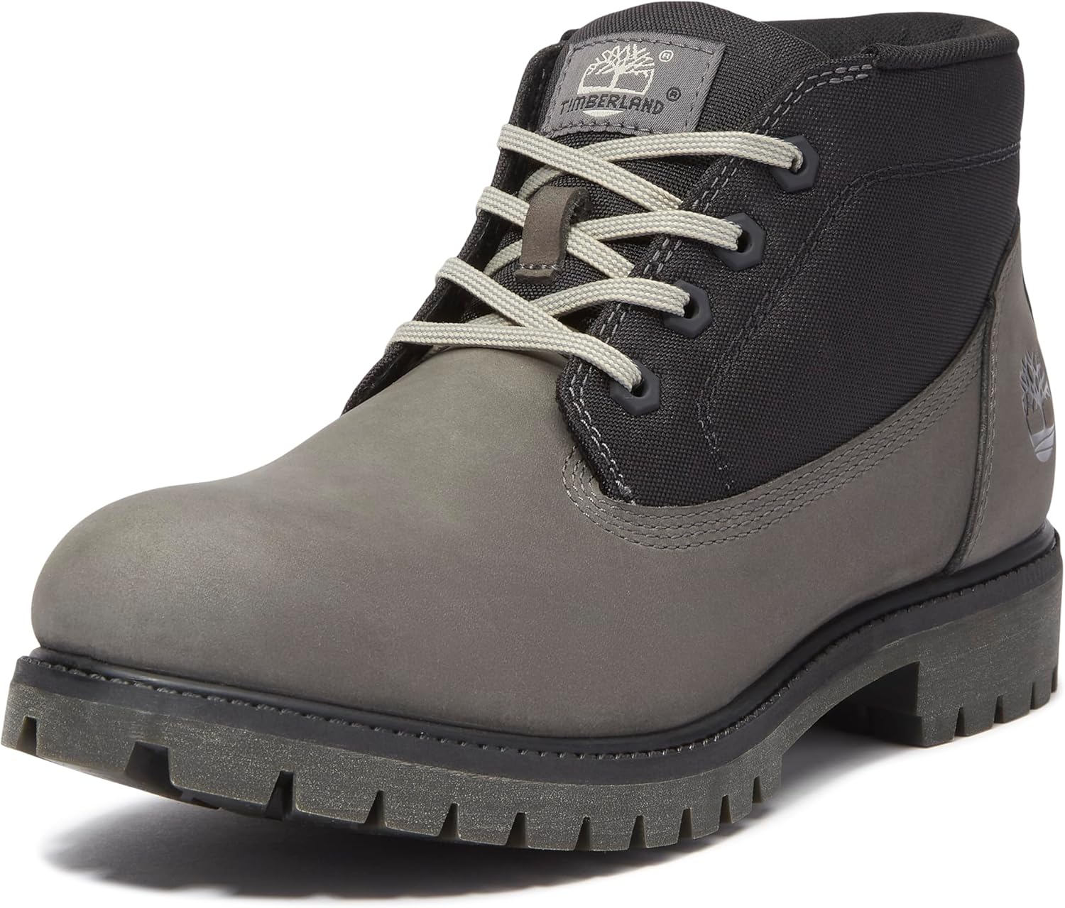Timberland mens Premium, Medium Grey Nubuck With Black
Timberland mens Premium, Medium Grey Nubuck With Black