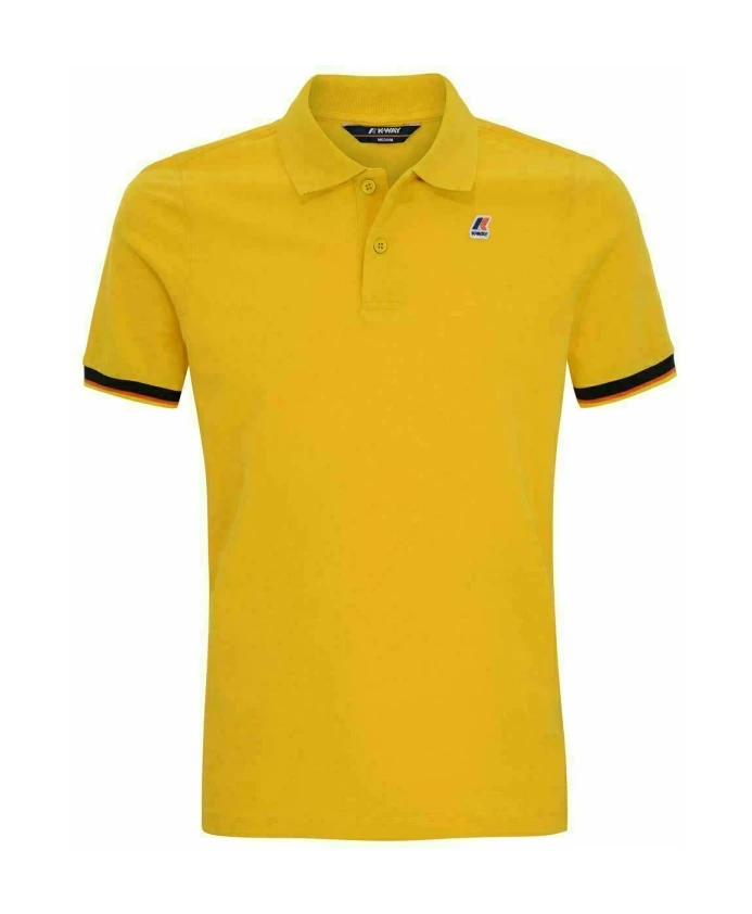 Поло Vincent с контрастными рукавами, приталенного кроя, с короткими рукавами K-Way, желтый
Поло Vincent с контрастными рукавами, приталенного кроя, с короткими рукавами K-Way, желтый