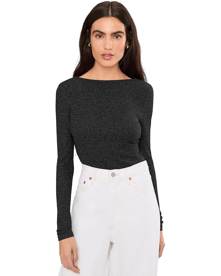 Женская блузка Madewell Bria Long Sleeve Open Back Snit Rib Sparkle, Lurex Black
Женская блузка Madewell Bria Long Sleeve Open Back Snit Rib Sparkle, Lurex Black