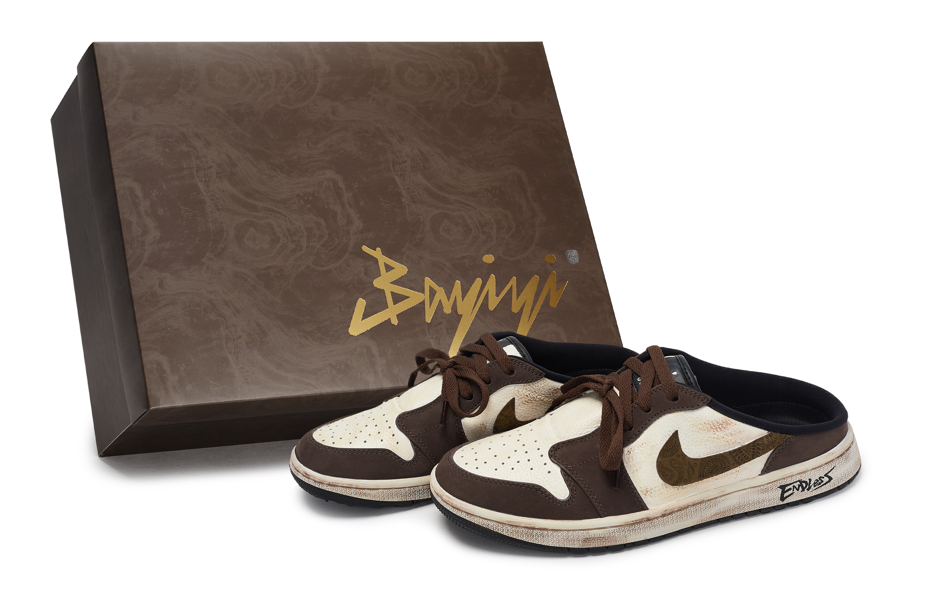 Jordan Сандалии Air 1 с закрытым носком, износостойкие, мужские, черные, бежево-коричневые
Jordan Сандалии Air 1 с закрытым носком, износостойкие, мужские, черные, бежево-коричневые